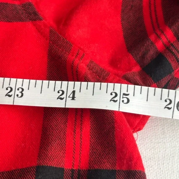 Ava & Viv Red and Black Plaid Flannel 🎄🤶 XL - Picture 4 of 7